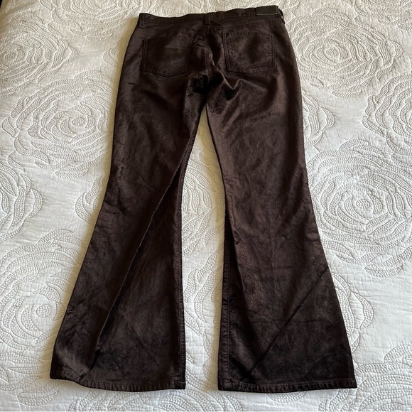 CITIZENS OF HUMANITY - Lilah Velvet High Rise Bootcut Pants - Pony (Brown) - Picture 9 of 14
